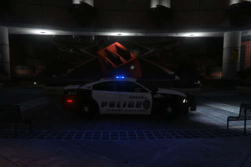 Dallas Police Dept Dodge Charge Texture